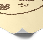 Cute Panda Drawing Poster (Hoek)
