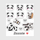 Cute Panda Emoji Sticker Pack (Vel)