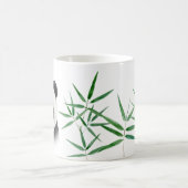 Cute Panda en Bamboo Magische Mok (Center)