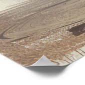 Cute Panda en Kimono blanc - Poster inspiré de l'A (Coin)