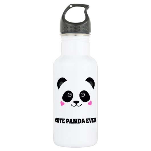 Cute Panda Ever Water Bottle Waterfles (Voorkant)