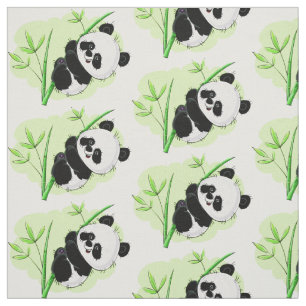 Cute Panda fabric 3/4 Stof