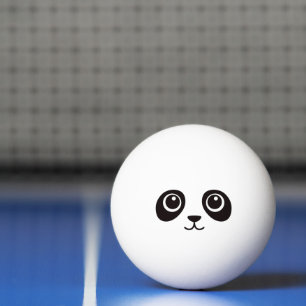 Cute panda face pingpongballen