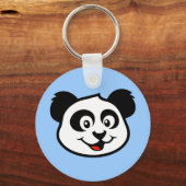Cute Panda Face Sleutelhanger (Voorkant)
