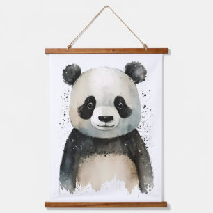 Cute Panda Hangend Wandkleed