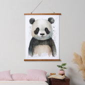 Cute Panda Hangend Wandkleed (Slaapkamer)