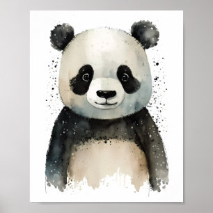 Cute Panda Hangende Poster