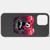 Cute Panda Holding Heart - Valentijnsdag Gift Case-Mate iPhone Case (Achterkant (horizontaal))