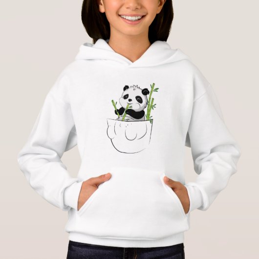 Cute Panda Hoodie voor haar (Voorkant)
