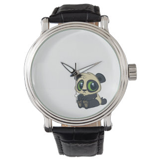 Cute Panda Horloge