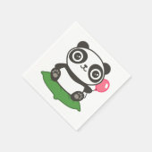 Cute Panda Illustration Servet (Hoek)