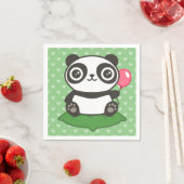 Cute Panda Illustration Servet (Insitu)