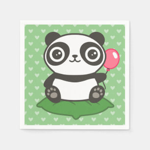 Cute Panda Illustration Servet