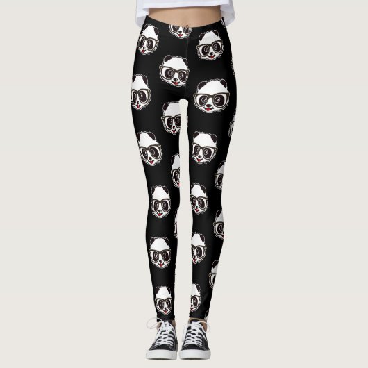 Cute Panda Leggings (Voorkant)