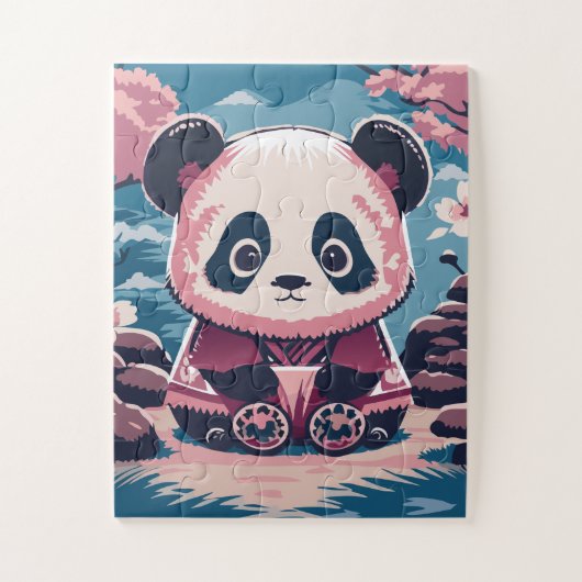 Cute Panda Legpuzzel (Verticaal)