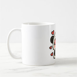 Cute Panda Love Mug – Kawaii Heart Eyes design Koffiemok