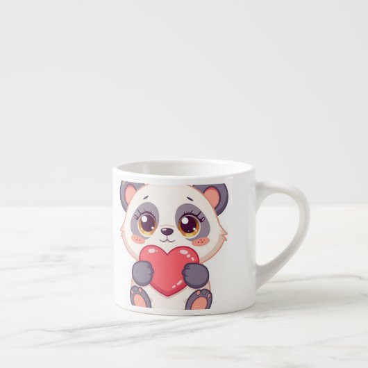 Cute Panda Mug - Kawaii Cartoon Animal Café Cup (Droite)
