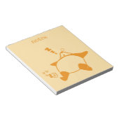 Cute Panda Notitieblok (Schuin)