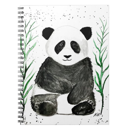 Cute panda notitieboek (Voorkant)