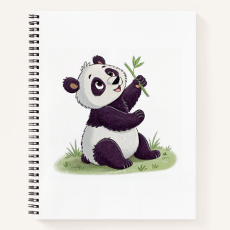 Cute Panda Notitieboek | Dream Quill