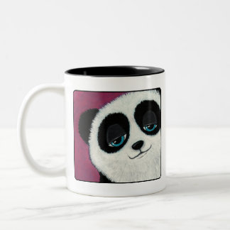 Cute Panda on roze Mok