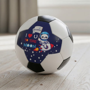 Cute Panda Ours Astronaut Sur Rockship Kids