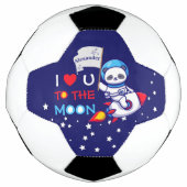 Cute Panda Ours Astronaut Sur Rockship Kids (Devant)