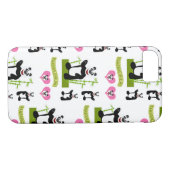Cute Panda Pal Bamboo Cartoon Character Case-Mate iPhone Case (Achterkant (Horizontaal))