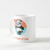 Cute Panda "Panda-monium of Love" Mug (Devant gauche)