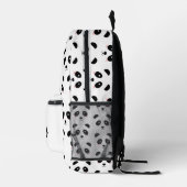 Cute Panda Pattern Black and White Bedrukte Rugzak (Rechts)