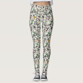 Cute Panda Pattern Leggings (Voorkant)