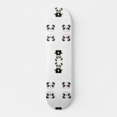 Cute panda Pattern Skateboard (Voorkant)