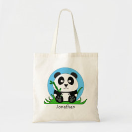 Cute Panda Persoonlijk Tote Bag