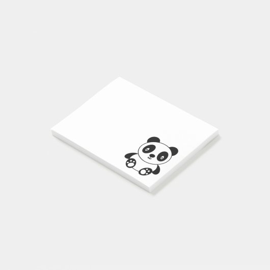 Cute Panda Post-it® Notes (Schuin)