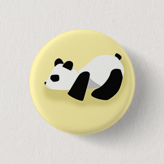 Cute Panda Ronde Button 3,2 Cm (Voorkant)