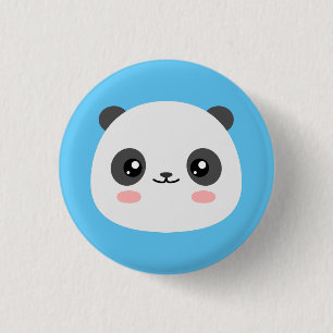 Cute Panda Ronde Button 3,2 Cm