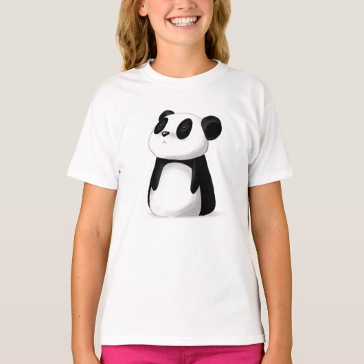 Cute Panda Shirt voor kinderen (Voorkant)