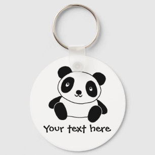 Cute Panda Sleutelhanger