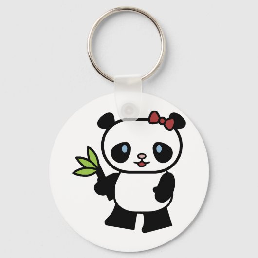 Cute Panda Sleutelhanger (Voorkant)