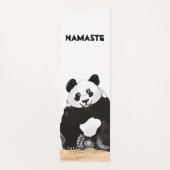 Cute Panda Smiling Yogamat (Voorkant)