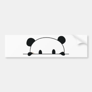 Cute panda spiy bumpersticker