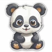 Cute panda sticker (Voorkant)
