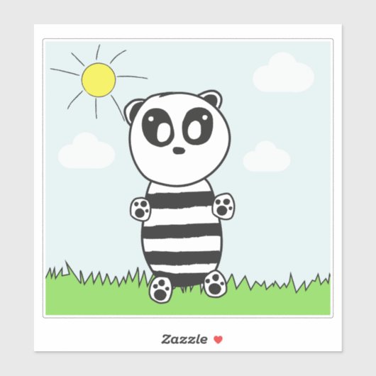 Cute Panda Sticker (Vel)