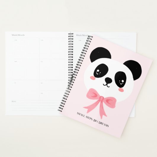 Cute Panda Strikplanner Planner (Display)
