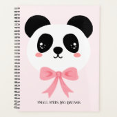 Cute Panda Strikplanner Planner (Voorkant)