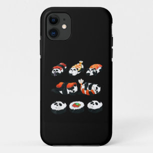 Cute Panda Sushi Knuffel Maki Liefhebber Grappig K iPhone 11 Hoesje