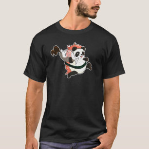 Cute Panda Sushi met garnalen die Soy Sauce Fi ste T-shirt