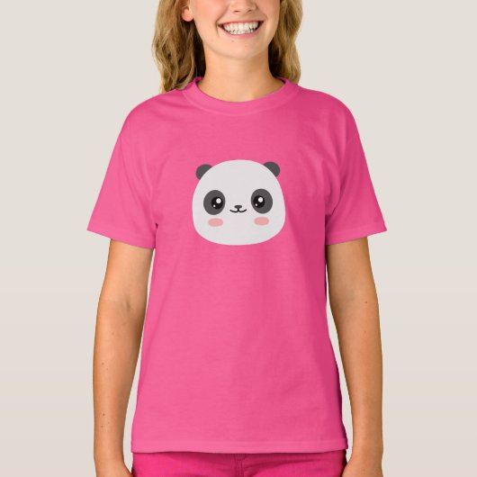 Cute Panda T-shirt (Voorkant)