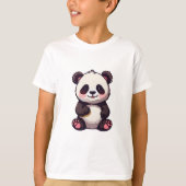 Cute Panda T-shirt (Voorkant)
