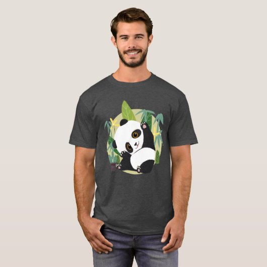 Cute Panda T-shirt (Voorkant volledig)